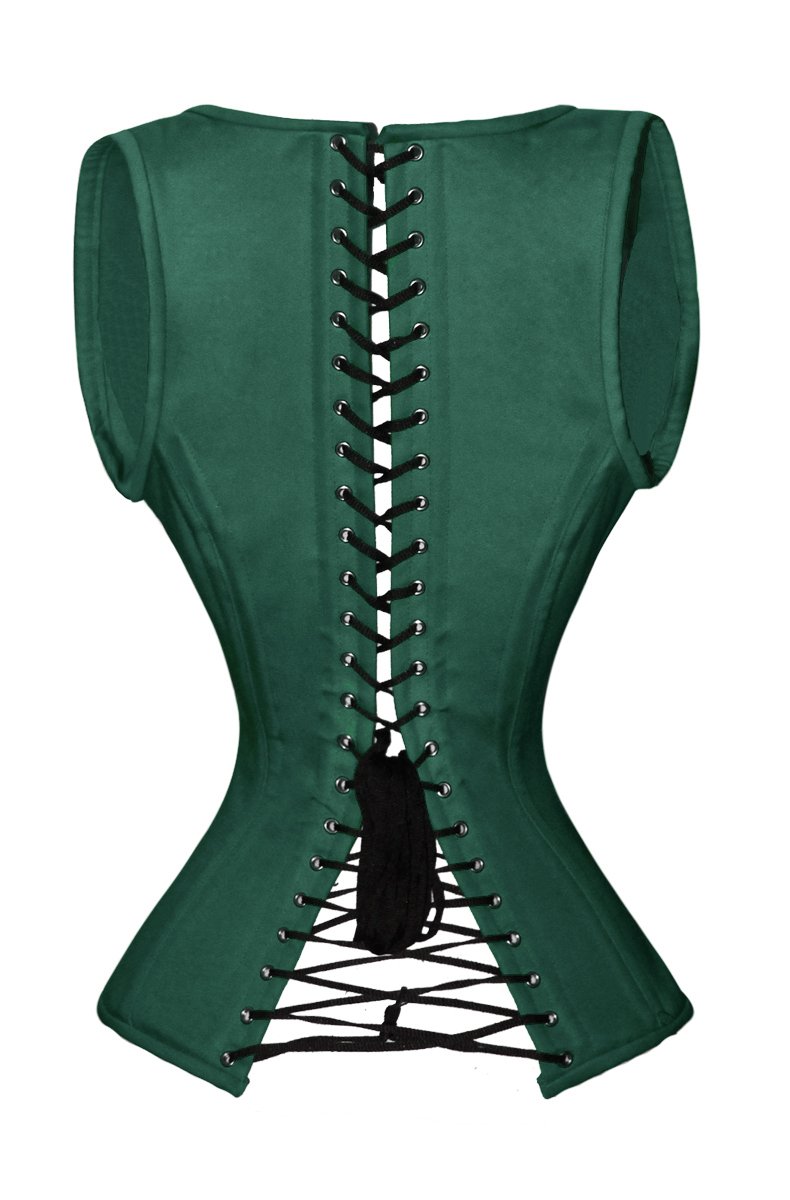 LuvSecret Lingerie Heavy Duty 26 Double Steel Boned Waist Trainer Corset - Cotton Underbust Shapewear for Women, Plus Size Body Shaper #8528 | Perfect for Waist Training, Cosplay, and Special Occasions