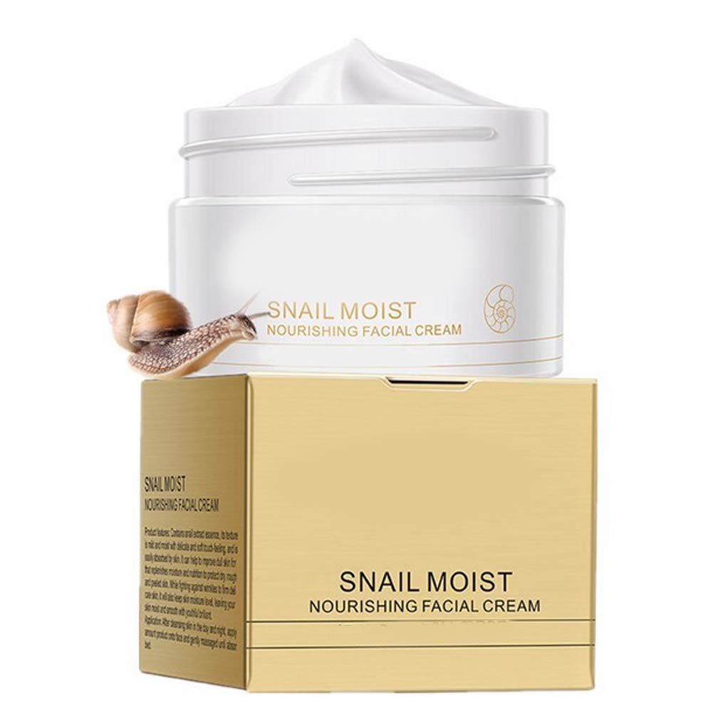 Snail Extract Face Cream - Deep Moisturizing & Anti-Wrinkle Skin Care, 40G | Firming & Nourishing Moisturizer for Dry Skin | Perfect for Night Routine & Daily Hydration