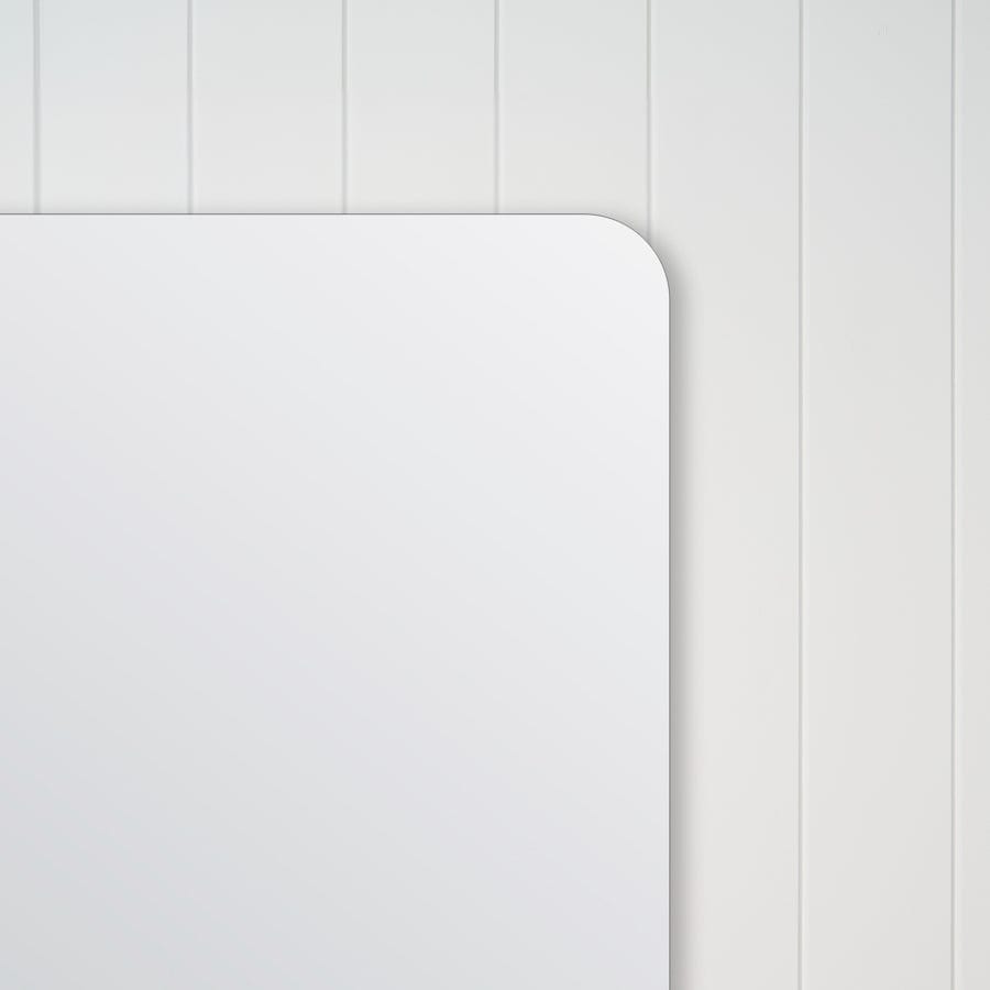 Frameless Rectangular Wall Mirror - Modern Home Decor for Bathroom, Bedroom & Living Room