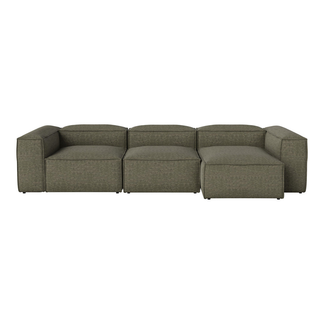 Cosima 3-Seater Sofa with Chaise Lounge - Modern L-Shaped Sectional Couch for Living Room, Apartment & Small Spaces - Soft Fabric Upholstery & Sturdy Frame - Perfect for Relaxing, Entertaining & Family Movie Nights