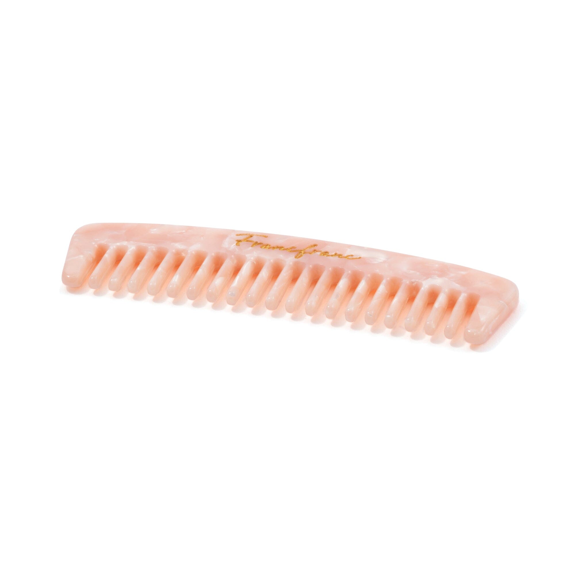 Compact Comb with Pouch - Pink Travel Hairbrush for Women & Men, Portable Pocket Comb for On-the-Go Styling, Purse, Gym Bag, or Travel Essentials