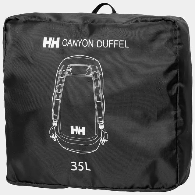 Helly Hansen Canyon Duffel Pack 35L Waterproof Hiking Backpack - Durable Travel Bag for Outdoor Adventures, Camping & Gym Use