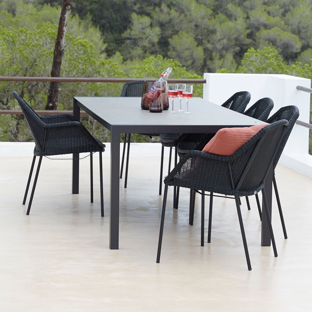 Breeze Outdoor Dining Chair - 4 Legs Patio Furniture for Garden, Backyard, and Poolside Relaxation