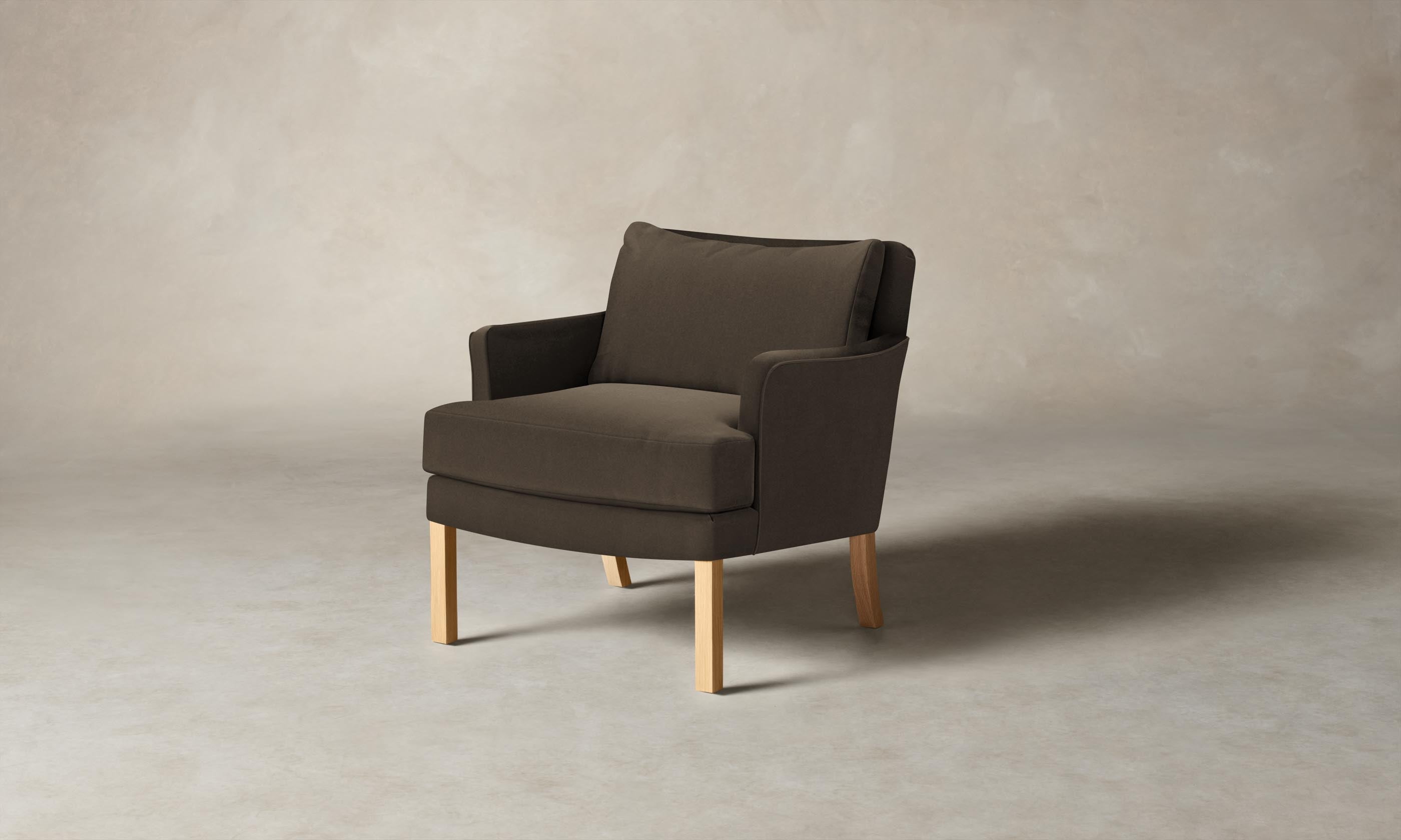 Premium Mohair Mink Accent Chair - The Kaye Chair for Living Room, Bedroom & Office - Soft & Luxurious Seating for Home Decor