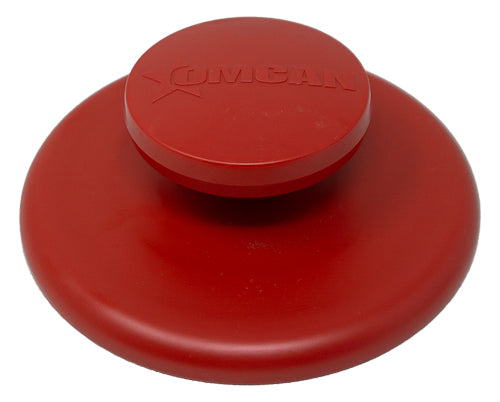 Nella Hamburger Press - 4.5 Inch Diameter Plastic Patty Maker for Perfect Burgers - Red - Ideal for BBQ, Picnics & Home Cooking