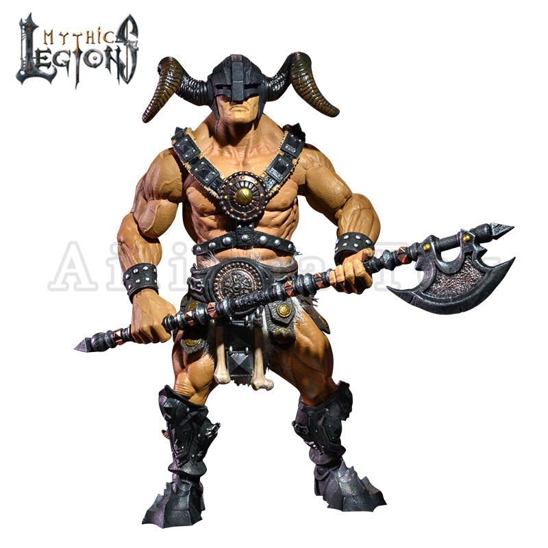Mythic Legions 1/12 Scale 9-Inch Action Figure - Bolthor the Tower (Siege at Bjorngar Wave) by Four Horsemen Studios | Collectible Fantasy Warrior for Display & Role-Playing Games