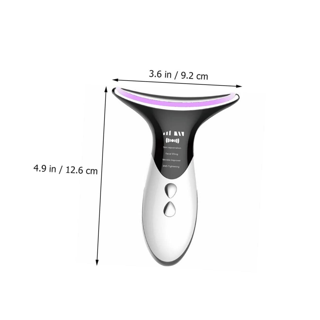 DOITOOL Neck Massager with 4 Modes - Anti Wrinkle Skin Care Device for Neck Tightening, Ergonomic Design Improves Circulation & Reduces Fine Lines - Perfect for Home Spa, Office Relaxation & Travel Self Care