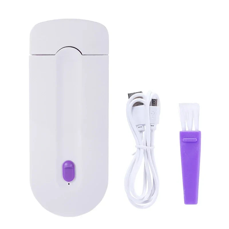 Painless Skin Touch Tactile Hair Trimmer for Men - Electric Shaver & Beard Trimmer with Precision Blades - Perfect for Travel, Home & Gym Use