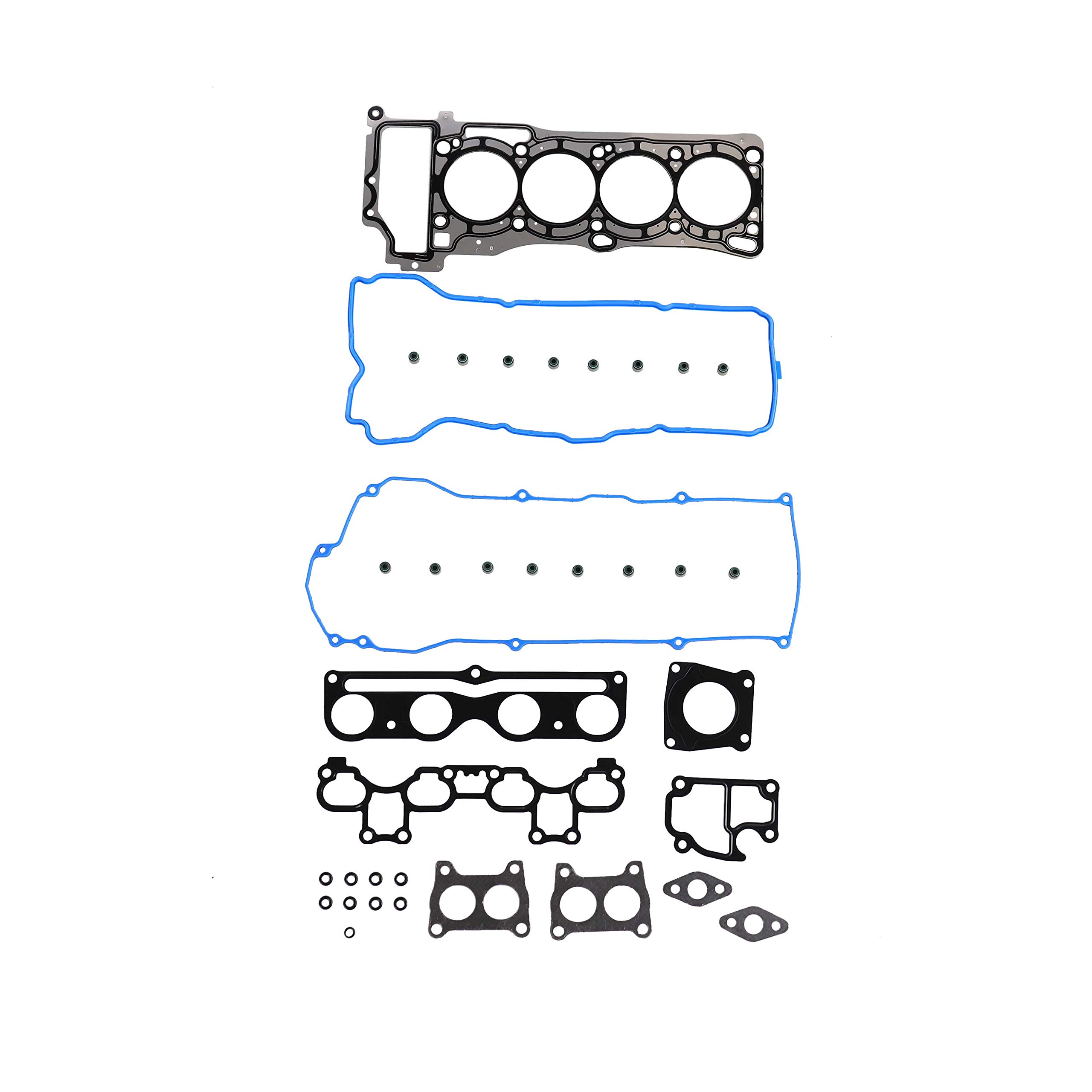 DNJ HGB614 Cylinder Head Gasket Set with Head Bolt Kit - Compatible with 2000-2006 Nissan Sentra 1.8L 1769cc L4 DOHC Engine - Perfect for Engine Repair & Rebuild Projects