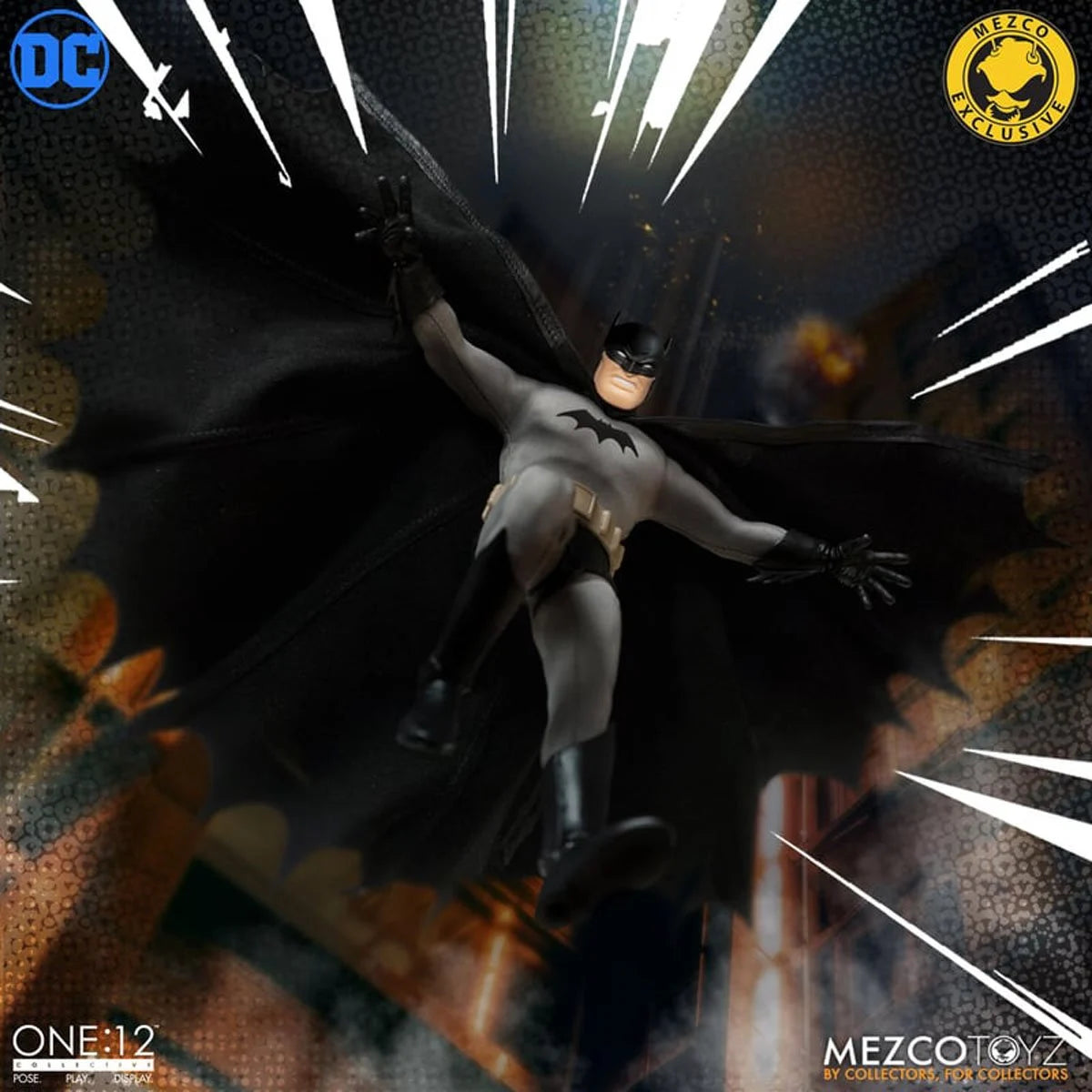 Batman Golden Age Caped Crusader Edition One:12 Scale Action Figure - Collectible DC Comics Superhero for Display & Gifts