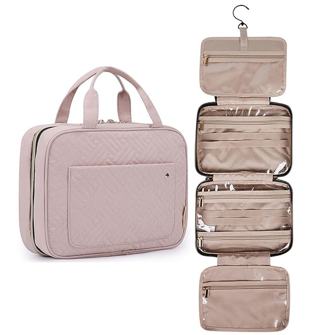 AVENUX Waterproof Hanging Toiletry Bag for Travel - Medium Size for Cosmetics & Toiletries