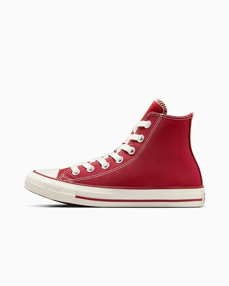 Converse Chuck Taylor All Star High Top Sneakers - Cherry Red Canvas Shoes for Men & Women | Casual, Streetwear & Vintage Style Fashion