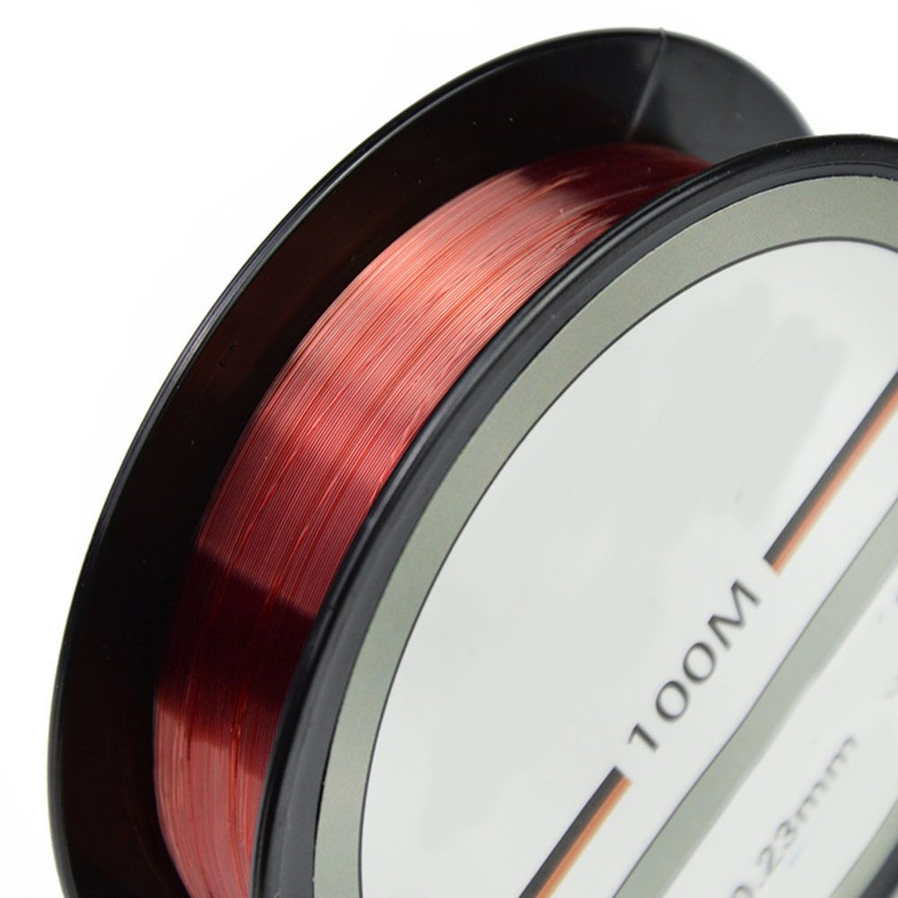 Monofilament Fishing Line 100M - Strong & Abrasion Resistant Sea Fishing Wire - Perfect for Saltwater & Freshwater Fishing, Surf Casting, and Boat Angling