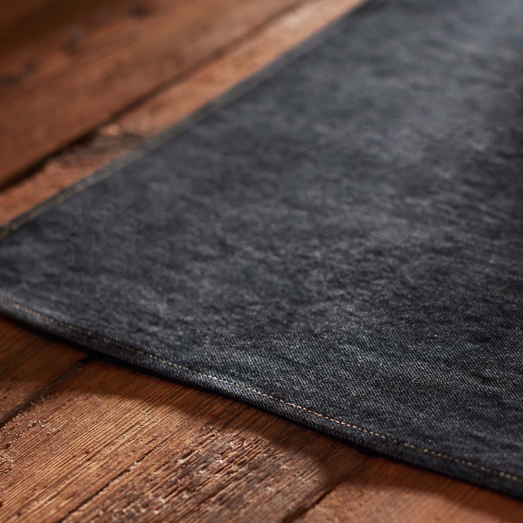 Lightweight Denim Placemat Set - Eco-Friendly Indigo Blue Table Mats for Dining & Kitchen Decor - Perfect for Farmhouse, Rustic, or Modern Home Style