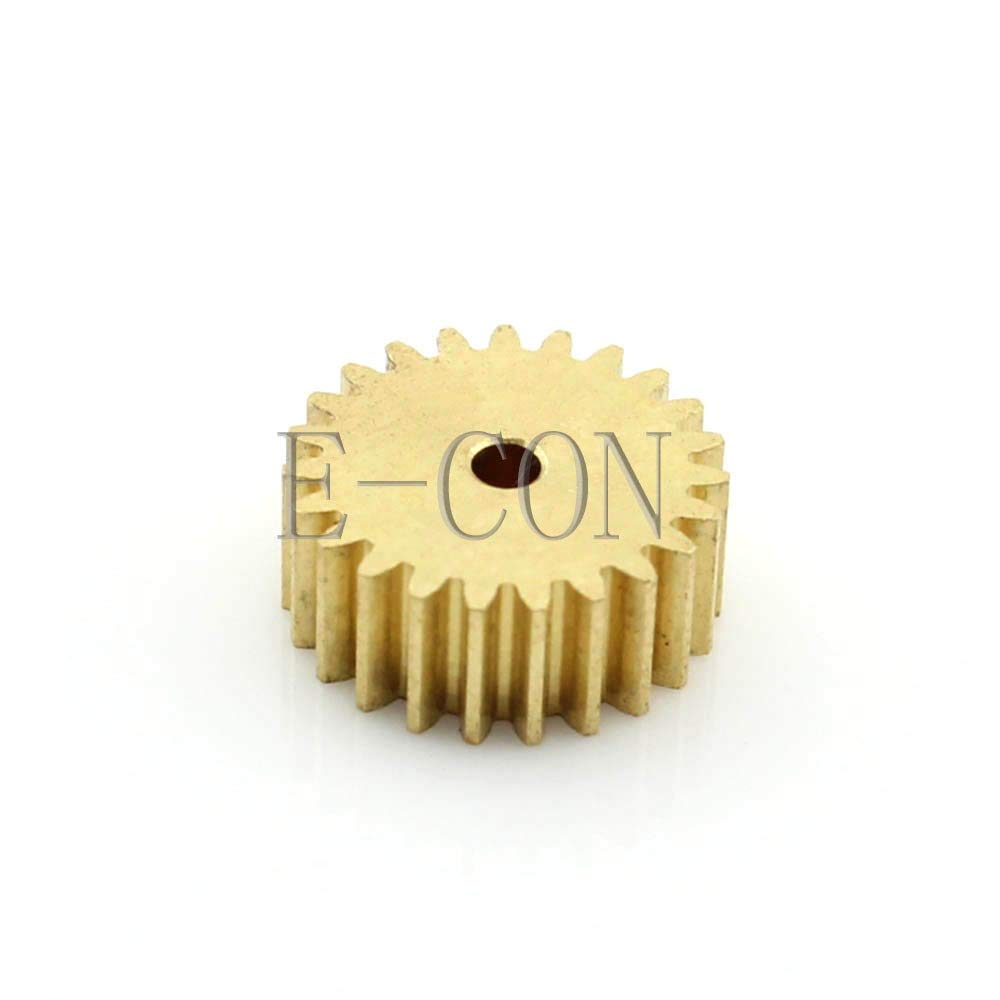 1PCS 22 Tooth 5mm Width 0.5 Module 2mm-6mm Bore Hole Precision Metal Spur Gear for Motor, Robotics & DIY Projects - (22 Teeth, 4mm Hole Diameter) - Ideal for RC Cars, 3D Printers & Industrial Machinery