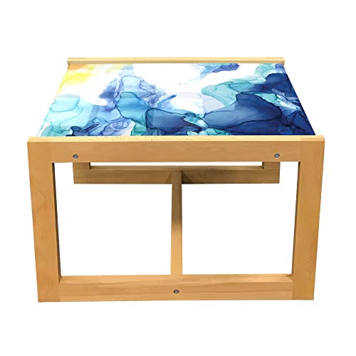 Seafoam Night Blue and Yellow