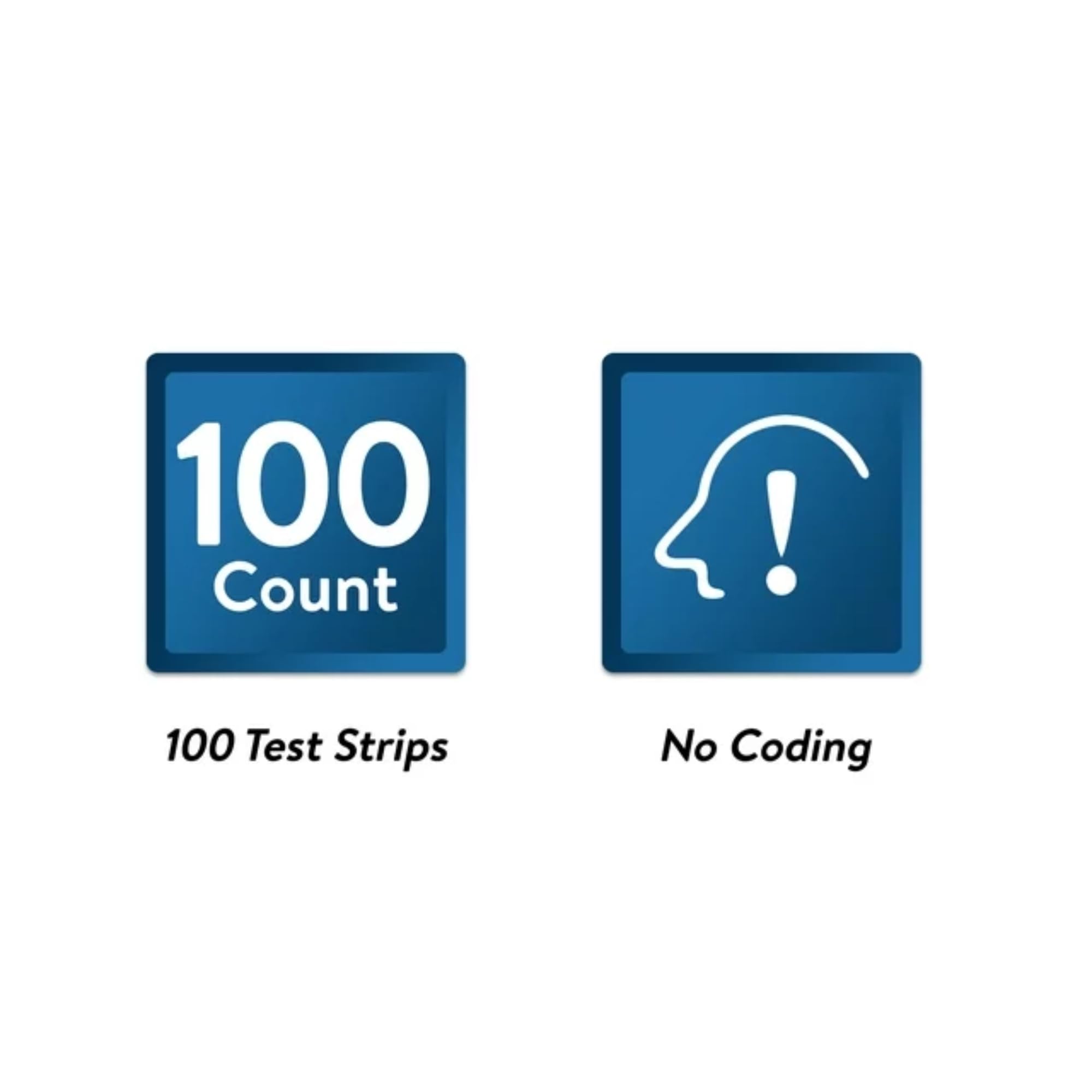 ReliOn Prime Blood Glucose Test Strips - 100 Count with Free STS Sticker | Accurate Diabetes Monitoring for Home Use | Compatible with ReliOn Meters | Essential for Daily Blood Sugar Testing & Diabetic Care