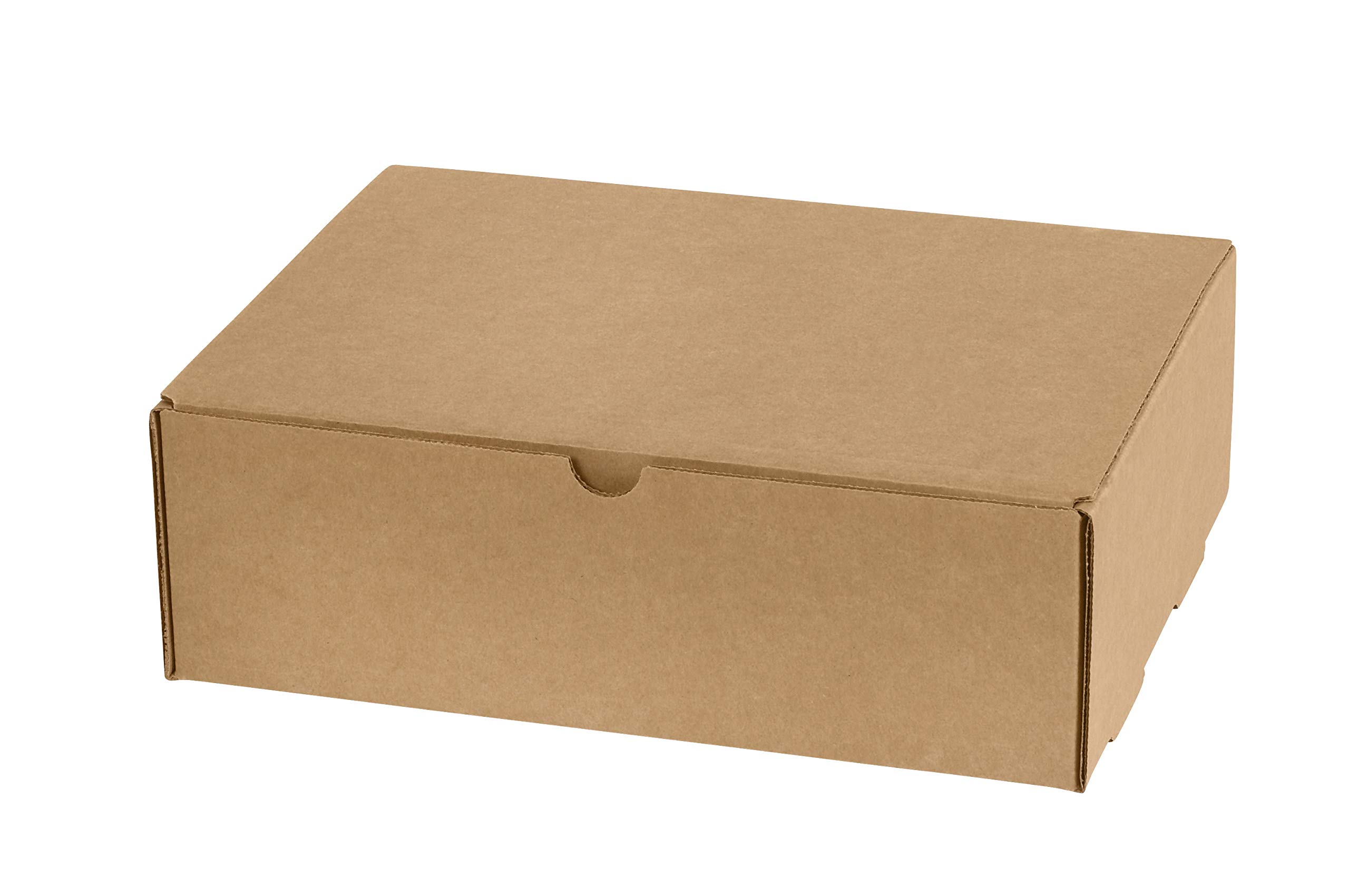 50-Pack Small Corrugated Cardboard Shipping Boxes 13x10x2 Inches - Durable Moving, Packing & Storage Boxes for Ecommerce, Home & Office Use