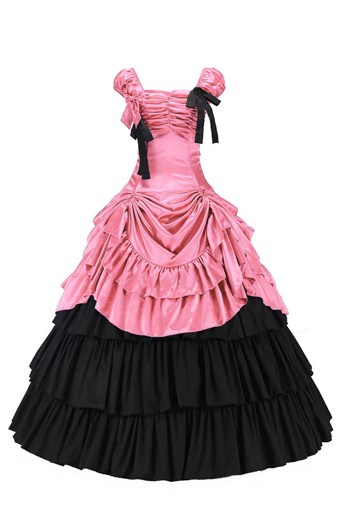 Gothic Lolita Dress Sleeveless Elegant Ball Gown - Victorian Style Black Formal Dress for Cosplay, Tea Parties & Gothic Weddings