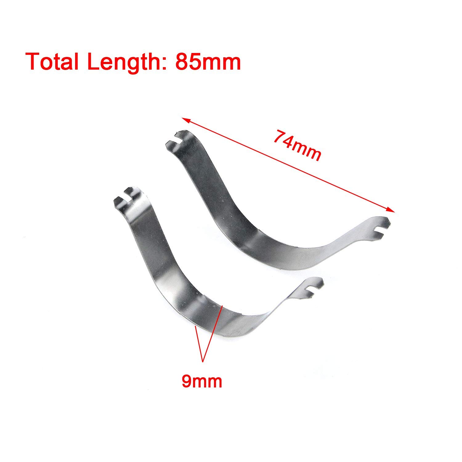 100pcs Stainless Steel Picture Frame Spring Clips - Heavy Duty Photo Frame Hanging Tools for Wall Art, Canvas & Poster Display (Home & Office Decor)