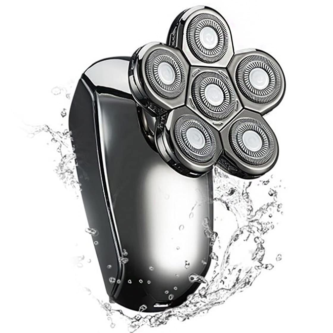 Rechargeable Electric Razor for Men - Powerful Cordless Hair & Beard Trimmer with Precision Blades for Facial Grooming, Body Shaving & Bald Head Care | Perfect for Travel, Home & Gym Use