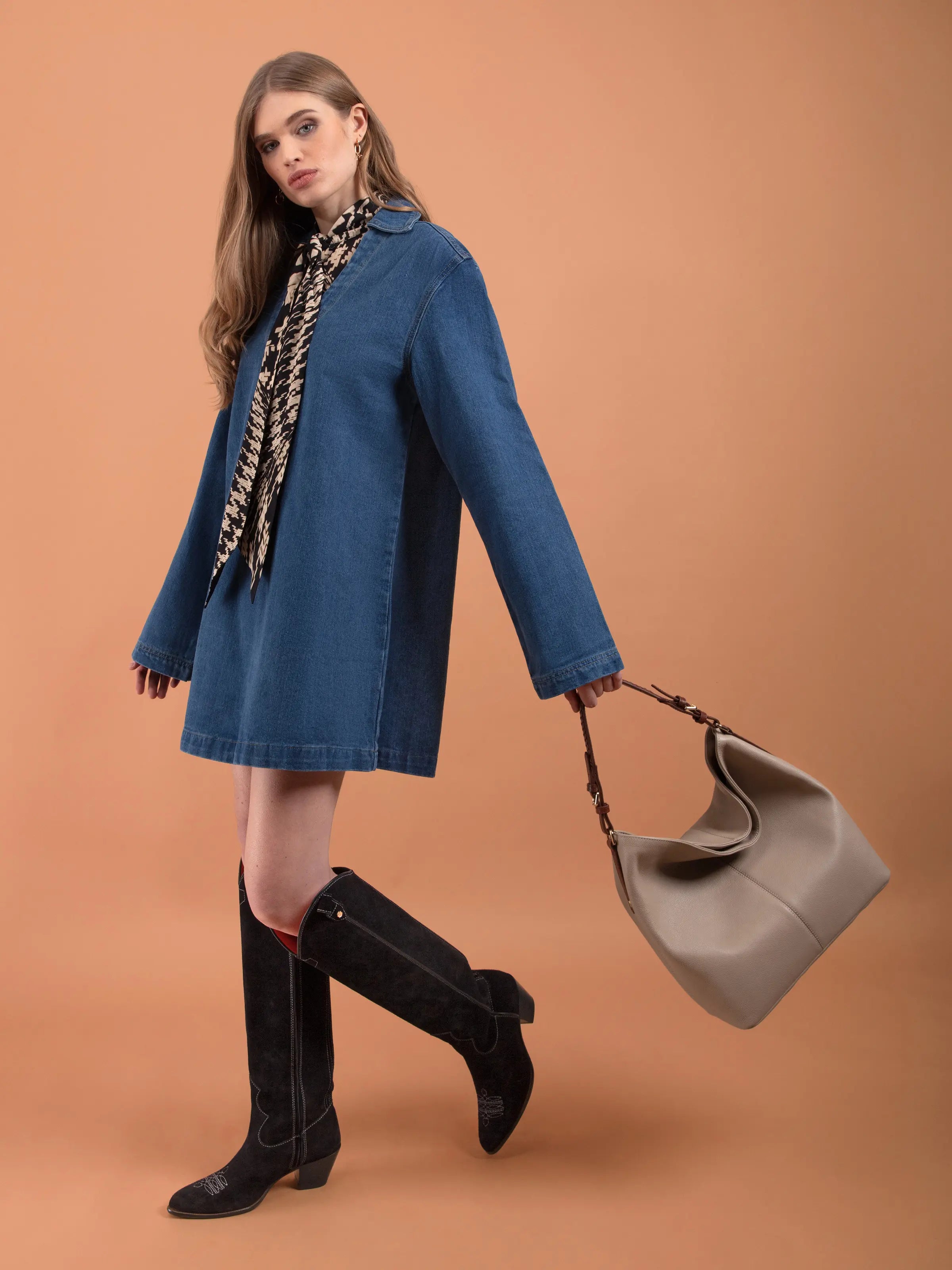 Premium Tetbury Stone Leather Handbag - Stylish & Durable Genuine Leather Purse for Women - Perfect for Work, Travel & Everyday Use