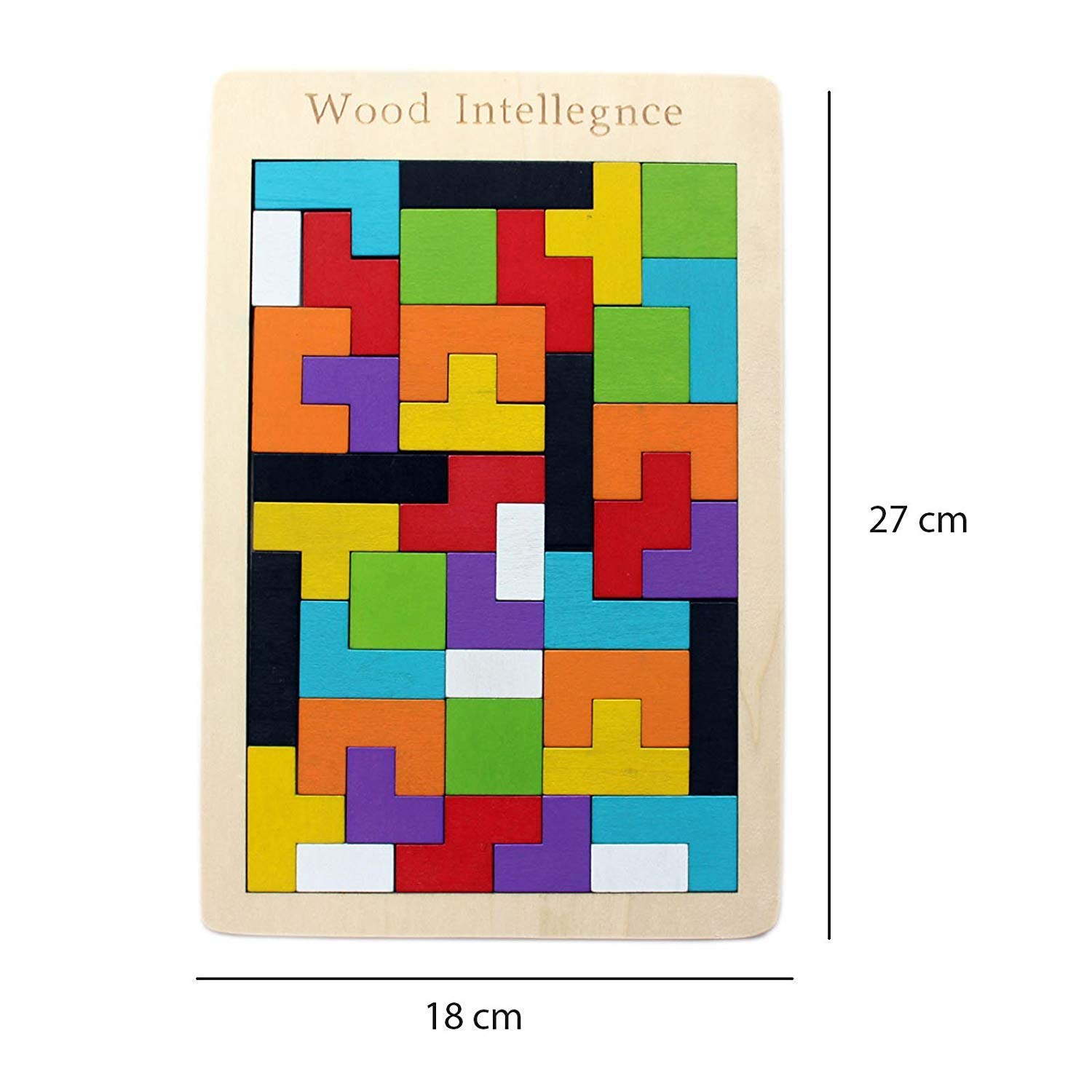 Triyugo Wooden Brain Teaser Puzzles for Kids Ages 3+ - 40-Piece Educational Building Block Games, Montessori Learning Toys for Toddlers - Perfect for Travel, Indoor & Outdoor Play, Birthday Gifts & STEM Activities