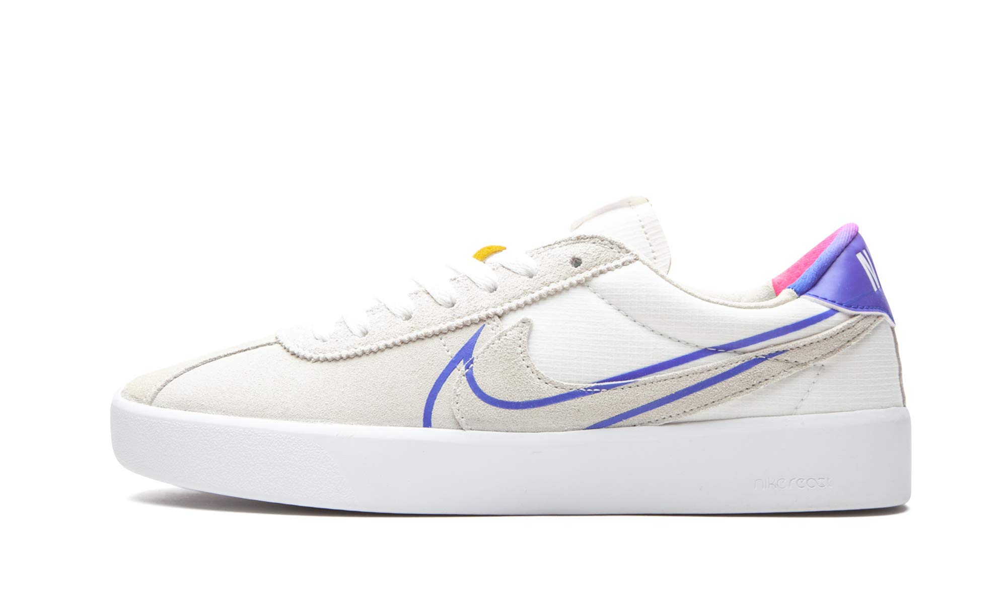 Nike Men's SB Bruin React Tokyo Olympics Sneakers - Summit White/Pink Blast - Size 8.5 | Comfortable Skateboarding Shoes for Streetwear & Casual Wear