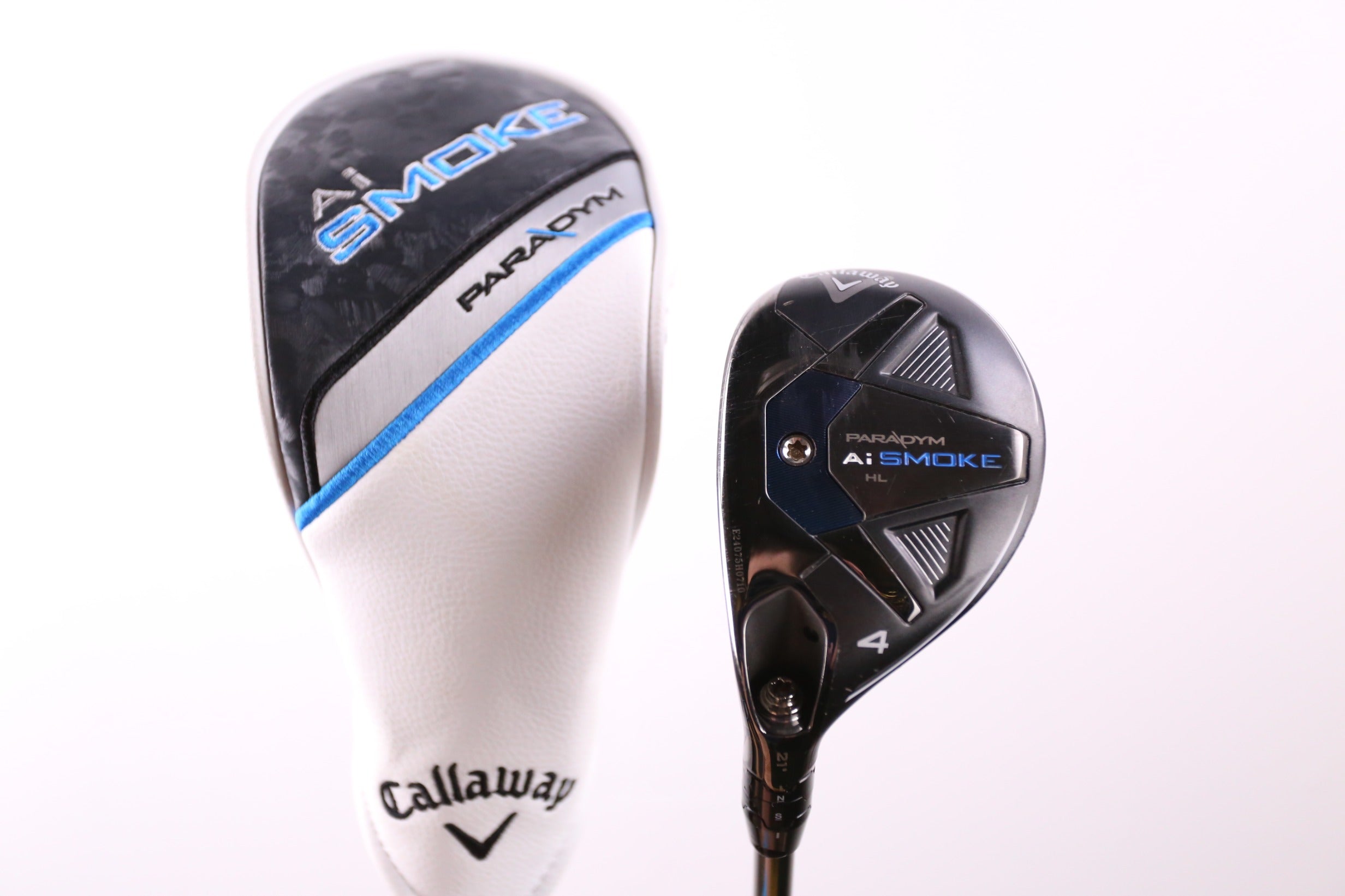 Used Callaway Paradym Ai Smoke HL 4H Hybrid Golf Club - 21° Left Handed Senior Flex - Perfect for High Launch & Forgiveness on the Fairway