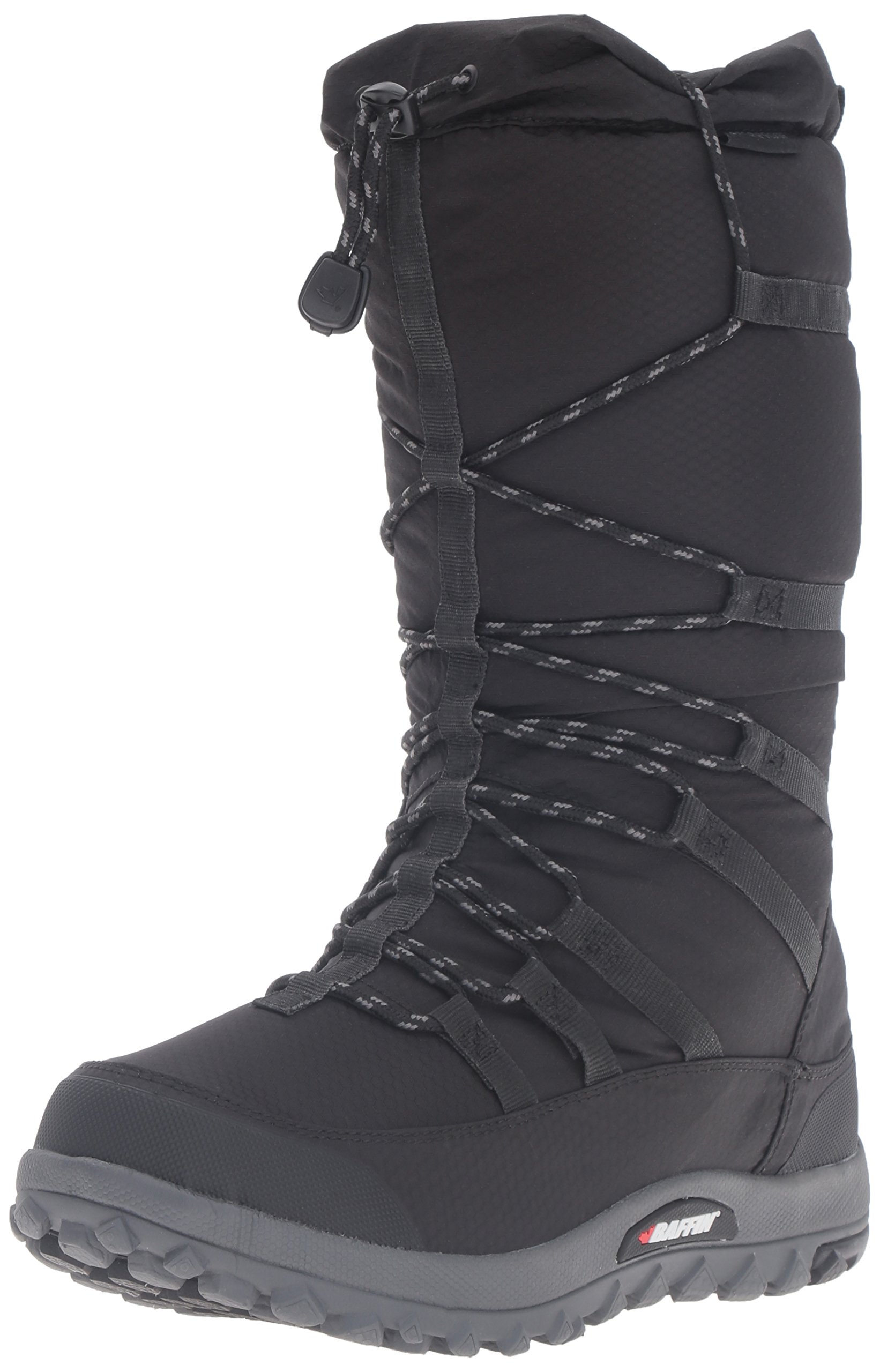 Baffin Escalate Women's Snow Boots - Calf Height Winter Boots for Women in Black, Grey, Red | Vegan Waterproof Cold Weather Boots | Perfect for Snowy Terrains, Hiking & Outdoor Winter Activities