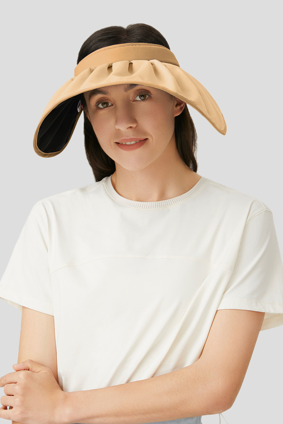 Yuni Women's UPF50+ Sun Hat - Wide Brim Shell Beach Hat for Summer Outdoor Activities, Travel, and Gardening
