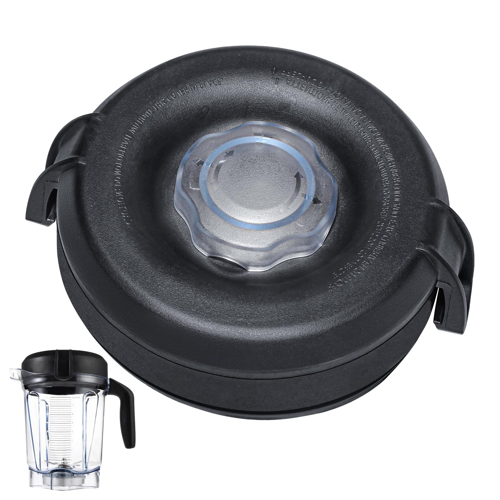 Vitamix 64 Oz Blender Replacement Lid - Compatible with Professional Propel Series & Low-Profile Containers - Durable Blender Cover for Smoothies, Soups & Food Prep