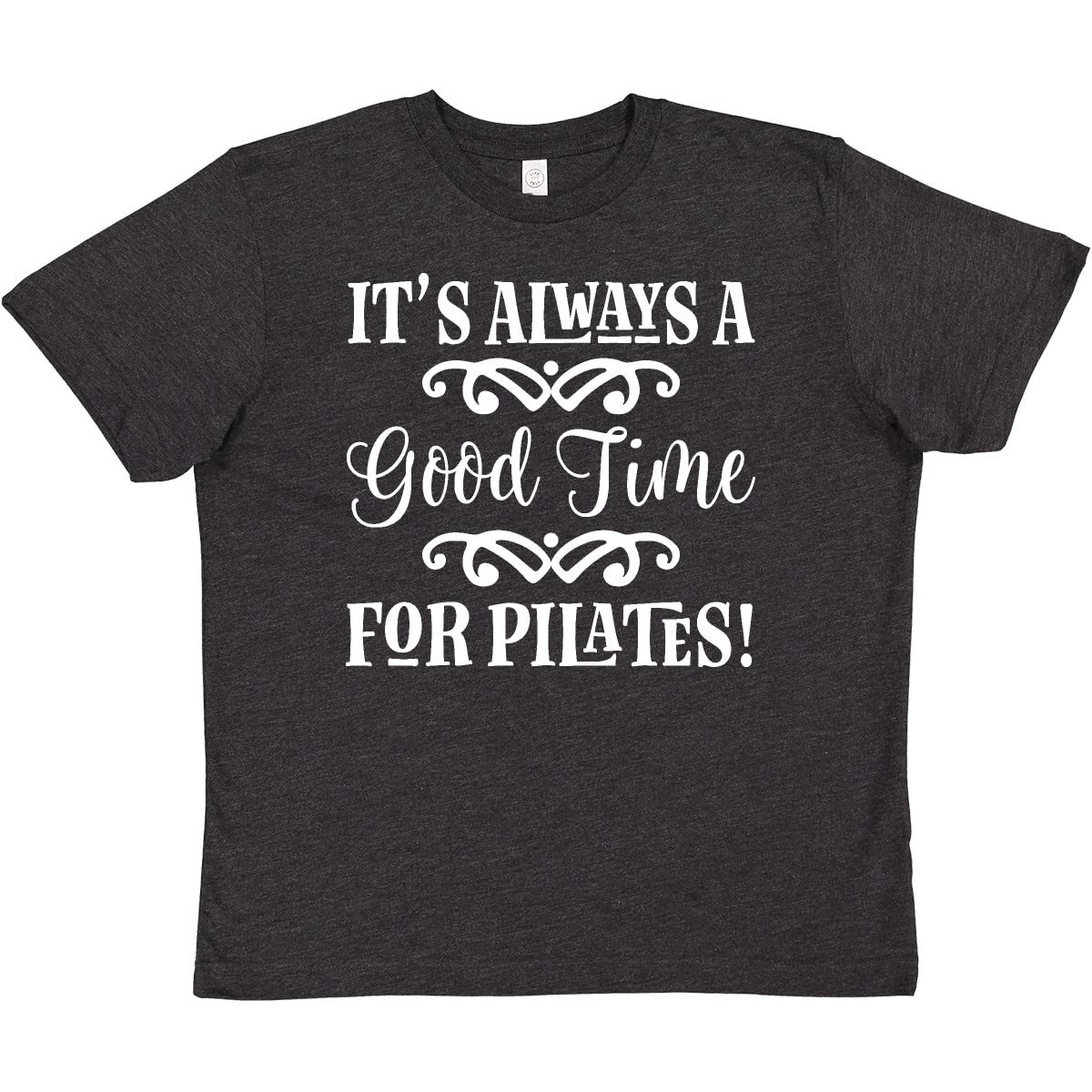 Inktastic Pilates Exercise Fitness Gift Youth T-Shirt - Perfect for Workouts, Gym, Yoga & Casual Wear