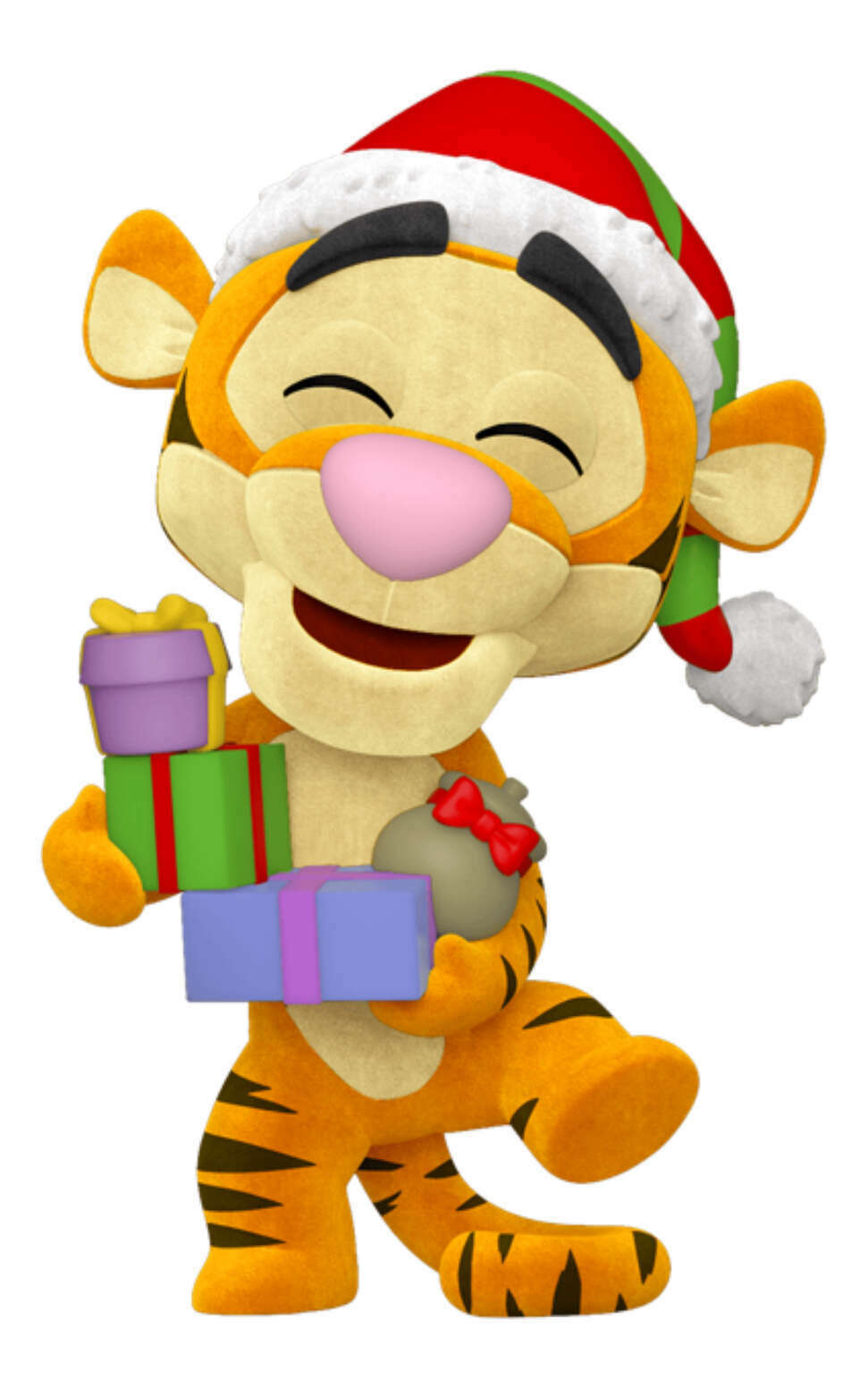 Disney Tigger (Flocked) Plush Stuffed Animal - Amazon Exclusive #1130 - Perfect for Disney Fans, Collectors, and Kids' Room Decor
