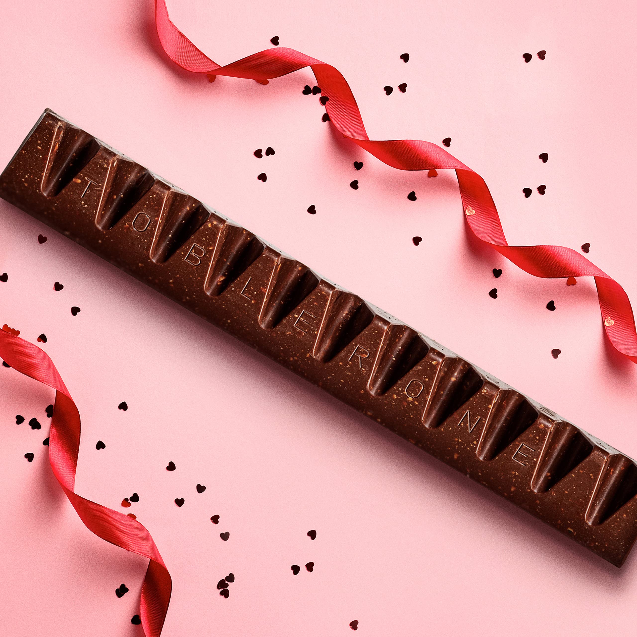Toblerone Milk Chocolate Bar with Honey and Almond Nougat - 12.6 oz Swiss Chocolate Gift for Valentine's Day, Christmas, Birthdays & Special Occasions | Perfect for Gifting, Parties & Sweet Treats