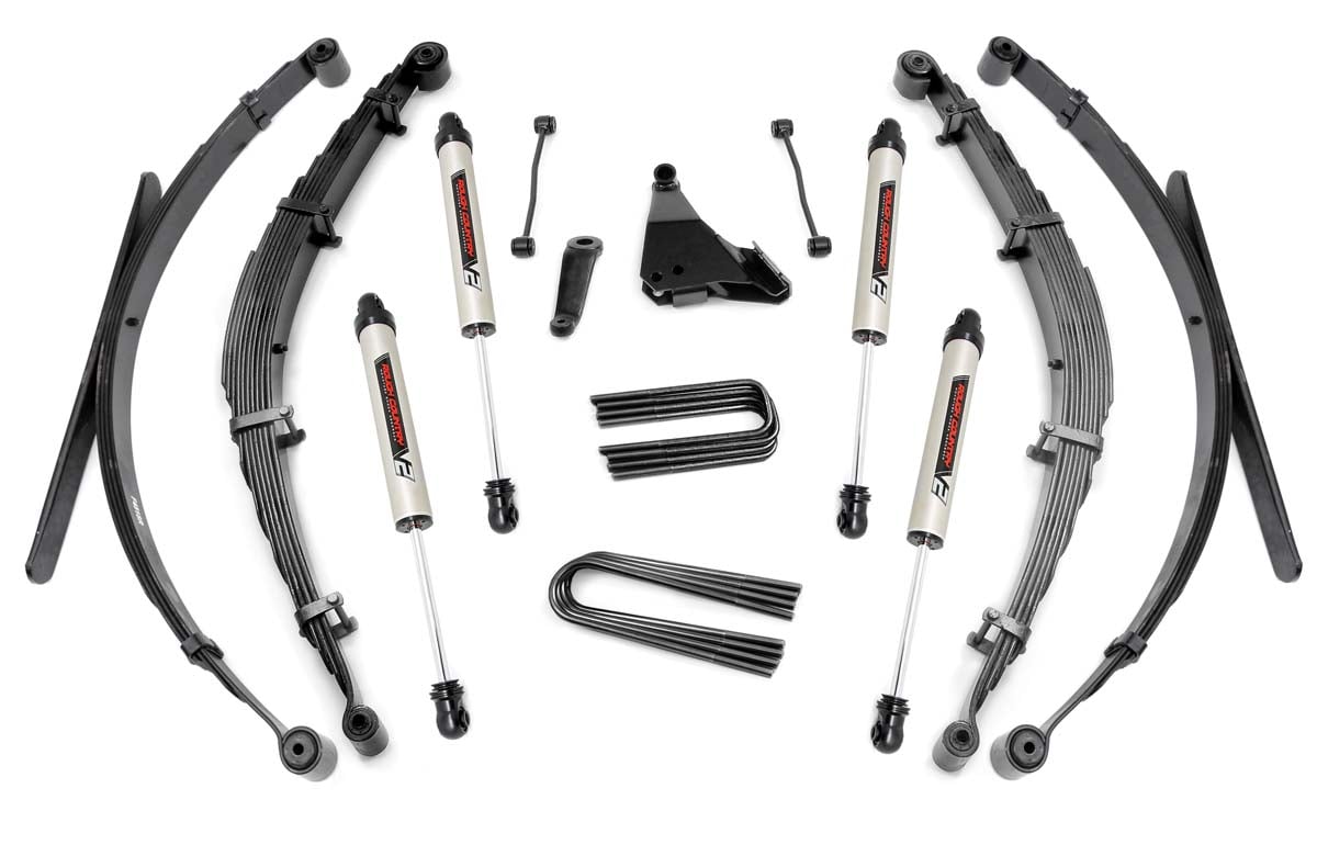 6 Inch Lift Kit with Rear Springs V2 for Ford F-250/F-350 Super Duty 4WD (1999) - Heavy Duty Suspension Upgrade for Off-Roading & Towing | Model 49270