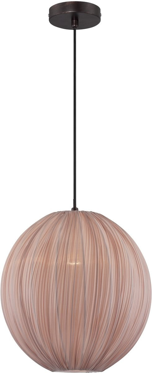 13W Kaden 1-Light Pendant Light Fixture in Copper Bronze Finish - Perfect for Kitchen Island, Dining Room, or Entryway Lighting