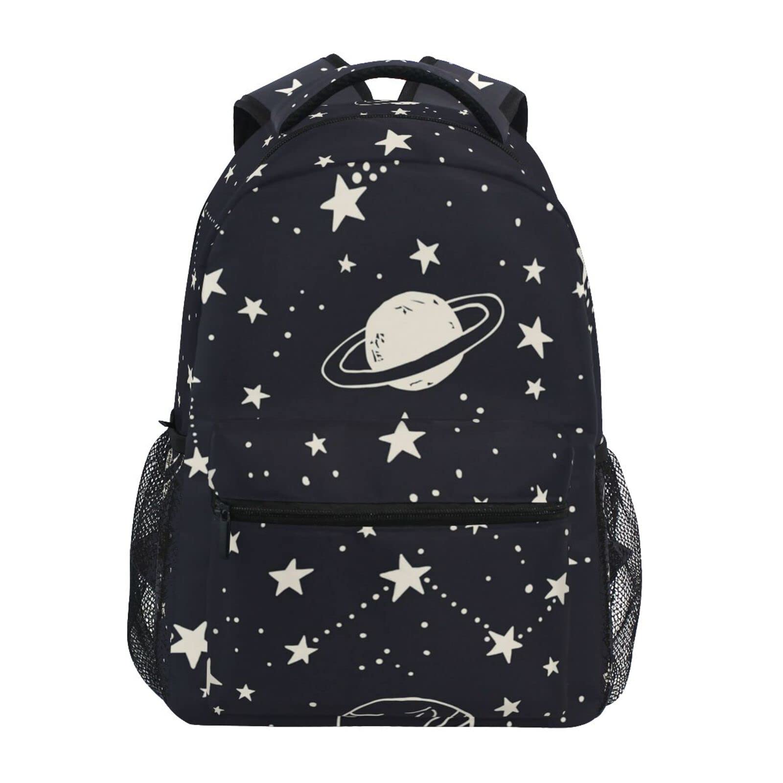 Galaxy Planet Space Themed School Backpack - Lightweight Classic Backpack for Teen Boys & Students | Perfect for School, College, Travel & Everyday Use (Model 21002470)