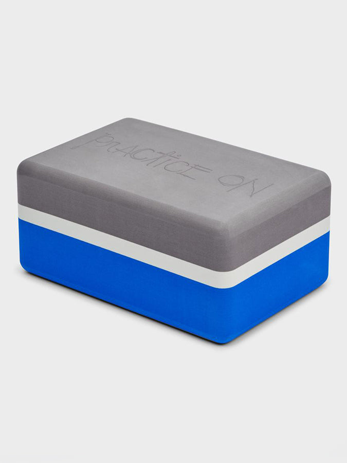 Manduka Recycled EVA Foam Yoga Block - Non-Slip Yoga Brick for Support & Alignment - Ideal for Yoga, Pilates & Meditation at Home or Studio