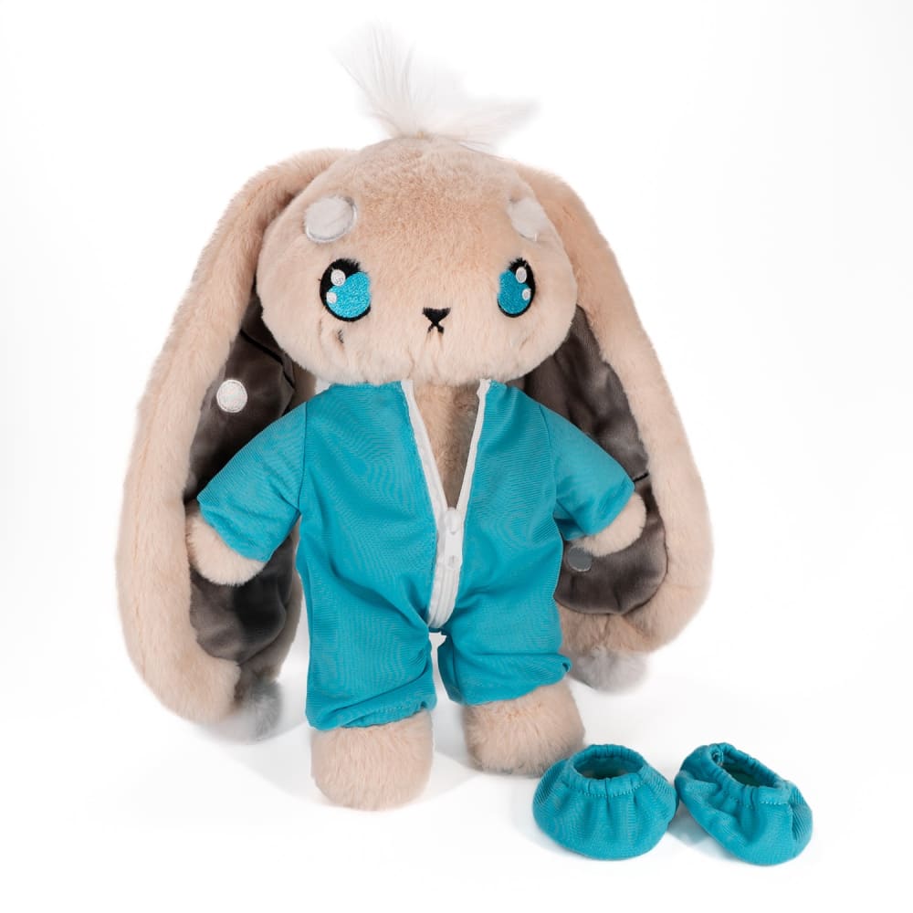 Plushie Dreadfuls Immunocompromised Rabbit Stuffed Animal - Soft Cuddly Plush Toy for Kids, Adults & Collectors | Perfect Gift for Hospital Stays, Comfort & Awareness