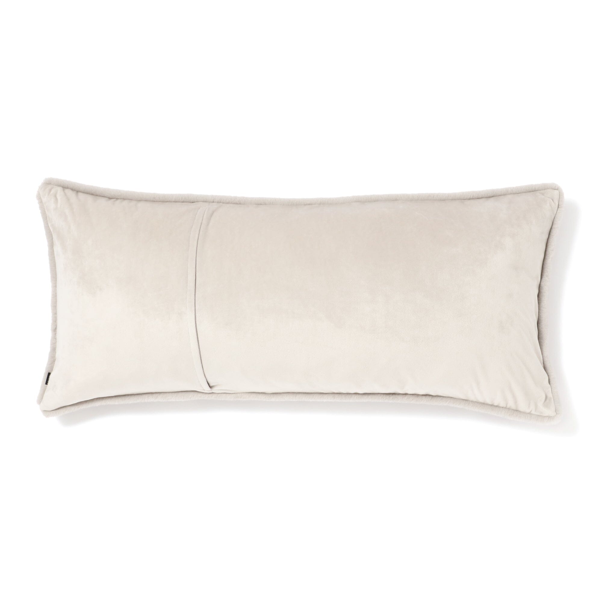 Premium 1000x450mm Grey Faux Fur Cushion Cover - Soft & Luxurious Throw Pillow Case for Sofa, Bed, and Home Decor