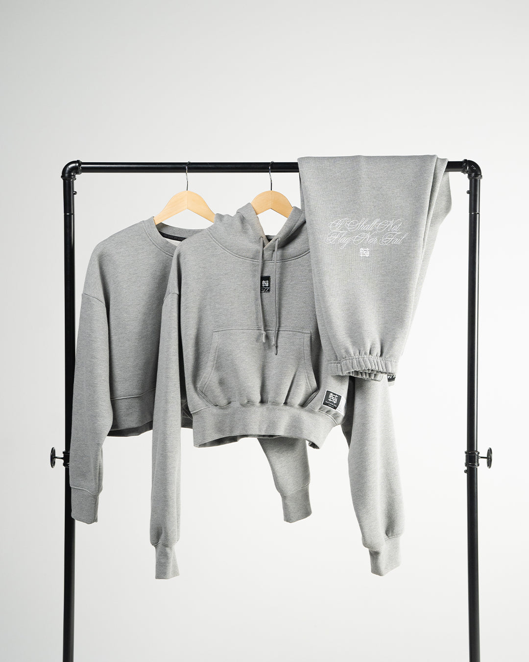 Women's Oversized Crop Hoodie - Heather Grey | Casual Streetwear for Women | Perfect for Loungewear, Gym & Outdoor Activities