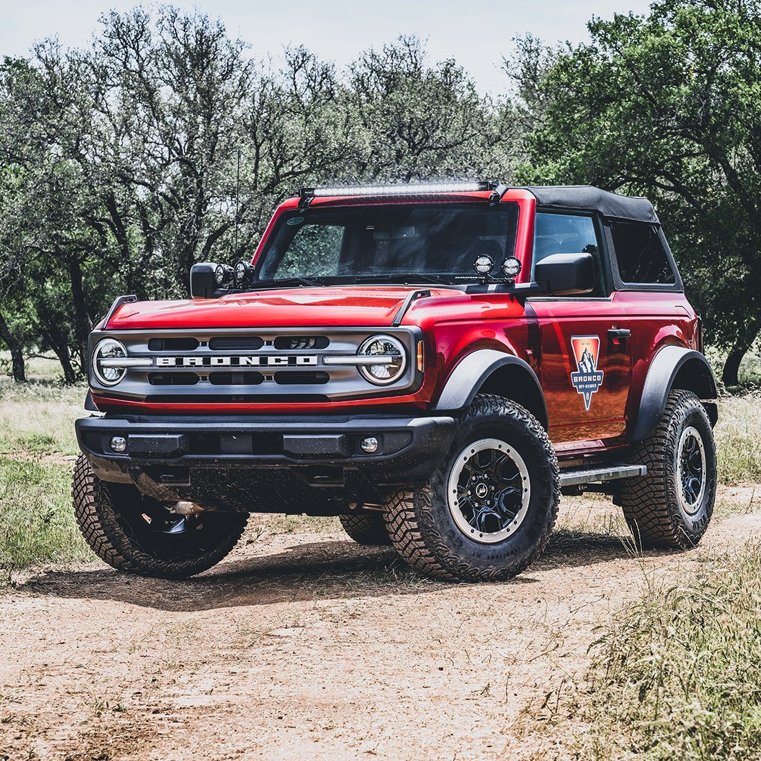 2021-2023 Ford Bronco Rigid SR Series LED Light Bar Roof Mount Kit - Off-Roading, Camping & Night Driving Accessories