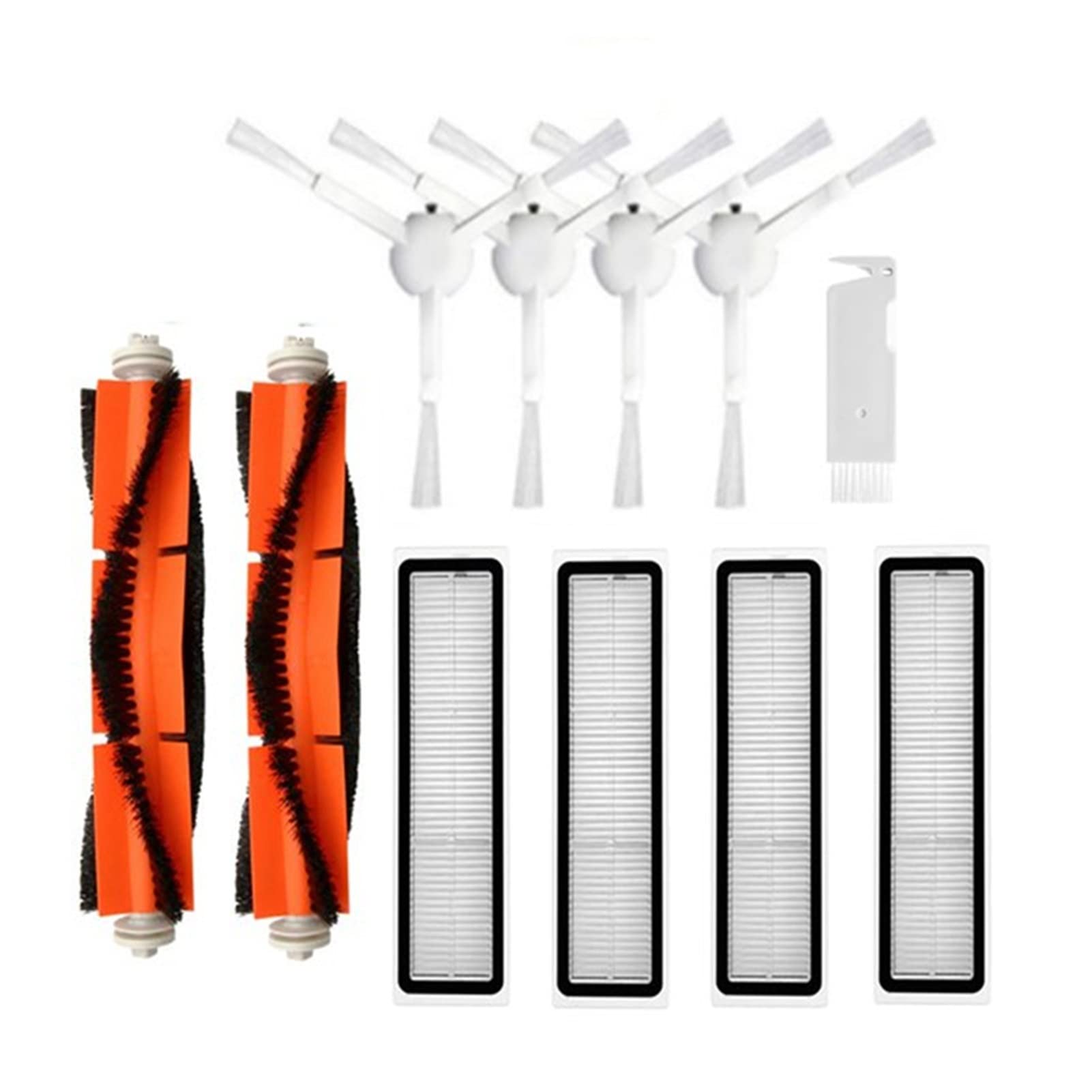 Xiaomi Mijia Dreame Bot L10 Pro D9 Robotic Vacuum Cleaner Replacement Parts Kit - Main Brush, Side Brush & Filters for Efficient Floor Cleaning | Perfect for Home & Office Maintenance