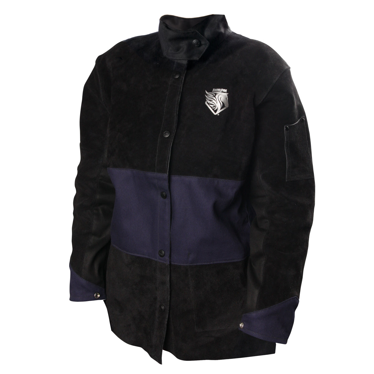 Black Stallion AngelFire Women's Hybrid Welding Jacket JH1515 NB - Flame Resistant Workwear for Welding, Fabrication & Metalworking - Perfect for Professional Welders, DIY Projects & Industrial Safety
