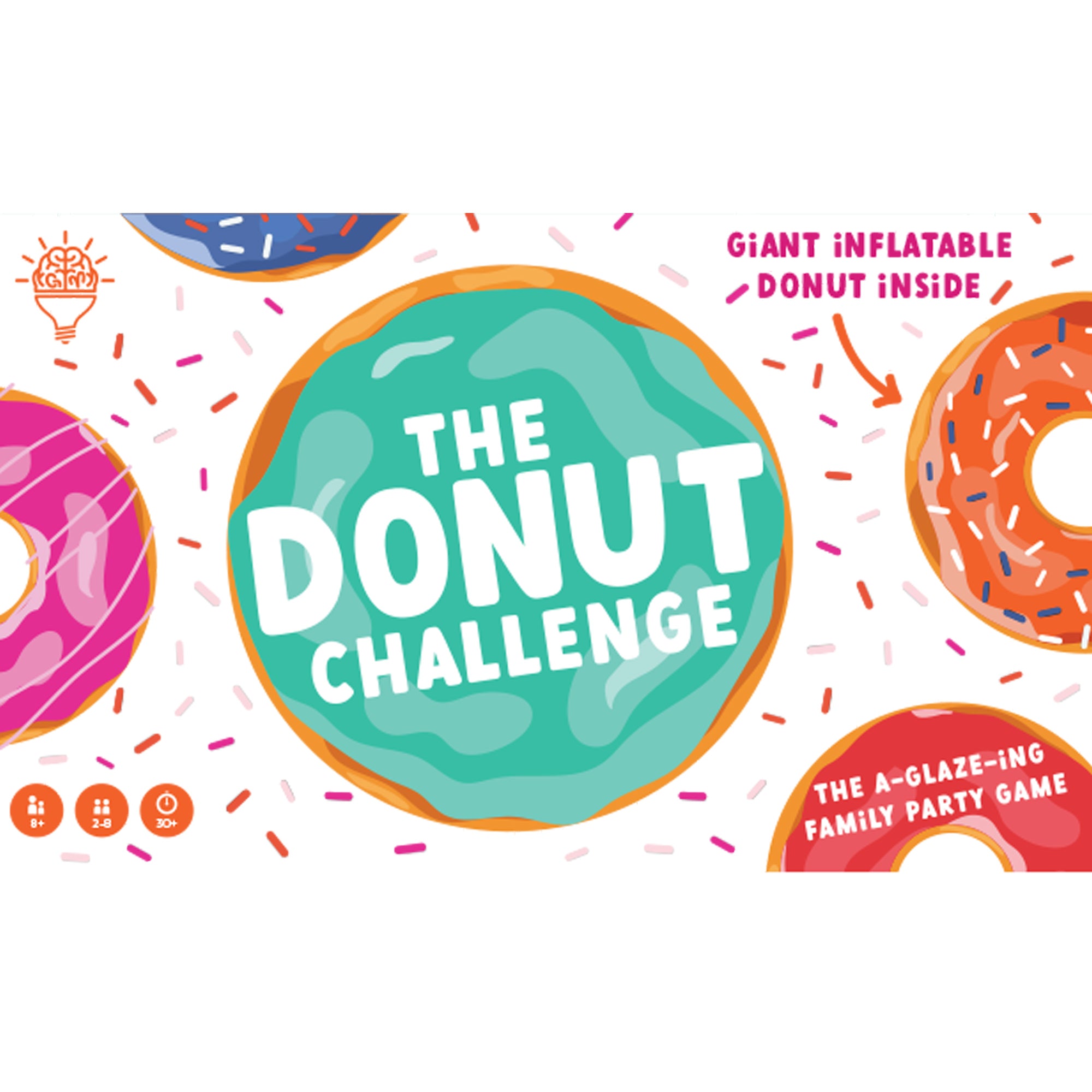 The Donut Challenge - Fun Family Game for Kids & Adults - Perfect for Parties, Game Nights & Team Building Activities