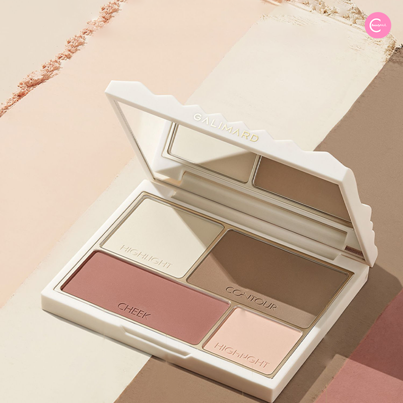 GALIMARD Duality Contour Palette - Professional Makeup Contouring Kit for Cheeks, Nose & Jawline - Cruelty Free & Vegan - Perfect for Everyday Makeup & Special Occasions
