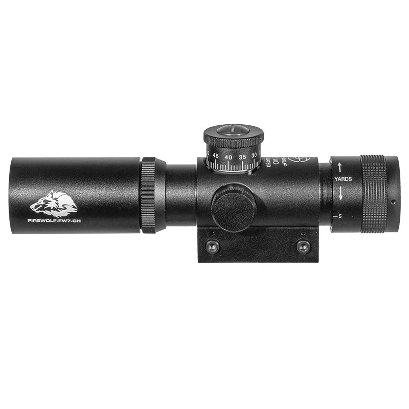 Fire Wolf SS2 4x21 Tactical Rifle Scope - 11mm Rail Mount for Hunting & Air Rifles - Precision Optics for Outdoor Shooting & Target Practice