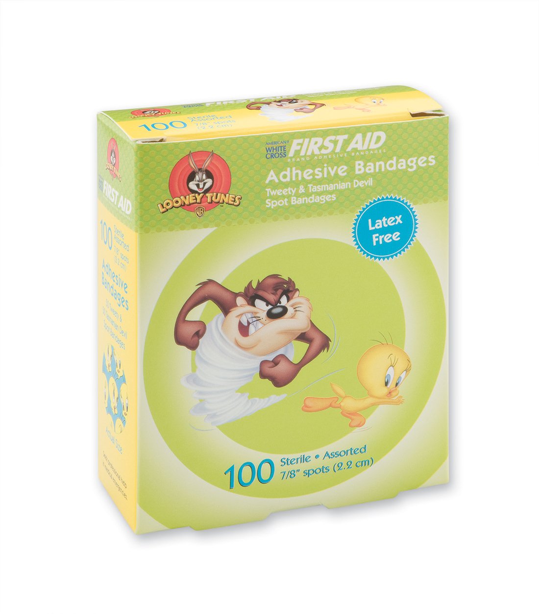 Taz & Tweety Spot Bandages - 2400 Count First Aid Kit Supplies for Kids, Cuts, Scrapes & Minor Wounds - Perfect for Home, School & Travel First Aid Kits