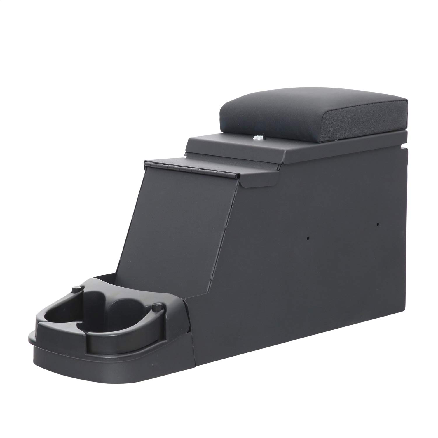 Smittybilt 31815 Black Security Stereo Floor Console for Jeep Wrangler & Off-Road Vehicles - Durable Lockable Storage for Car Audio & Valuables | Perfect for Camping, Road Trips & Outdoor Adventures